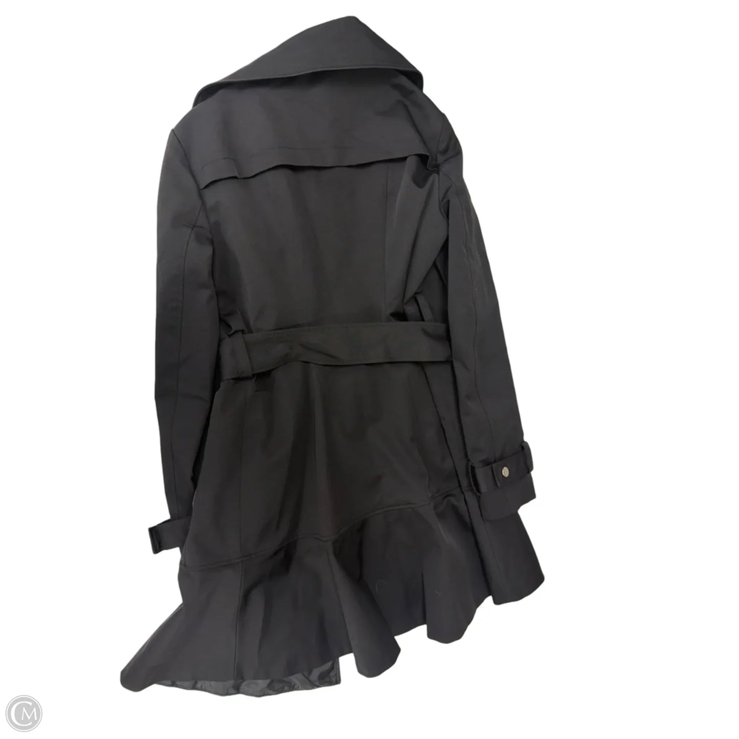 Coat Trench Coat By New York And Co In Black, Size: S