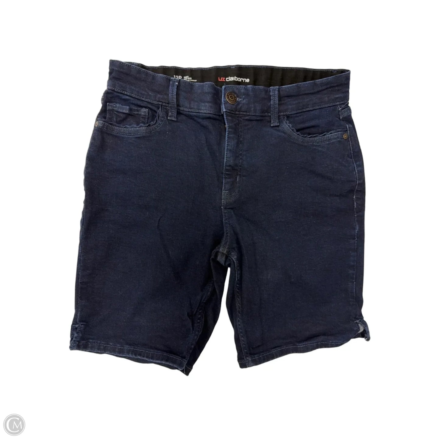 Shorts By Liz Claiborne In Blue Denim, Size: 12p