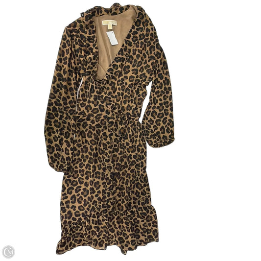 Dress Designer By Michael Kors In Animal Print, Size: S