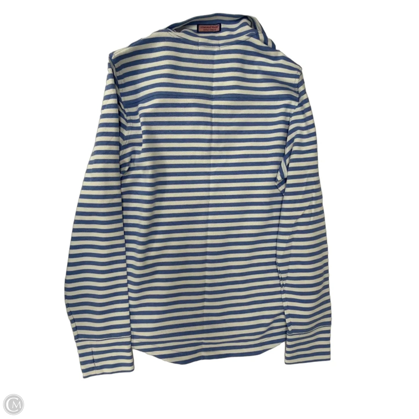 Top Long Sleeve By Vineyard Vines In Striped Pattern, Size: L