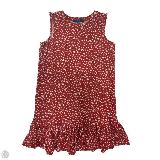 Dress Casual Midi By Apt 9 In Floral Print, Size: M