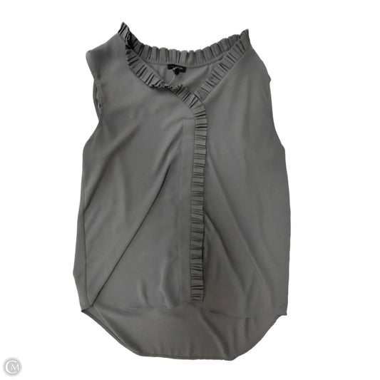 Top Sleeveless By Ann Taylor In Grey, Size: S