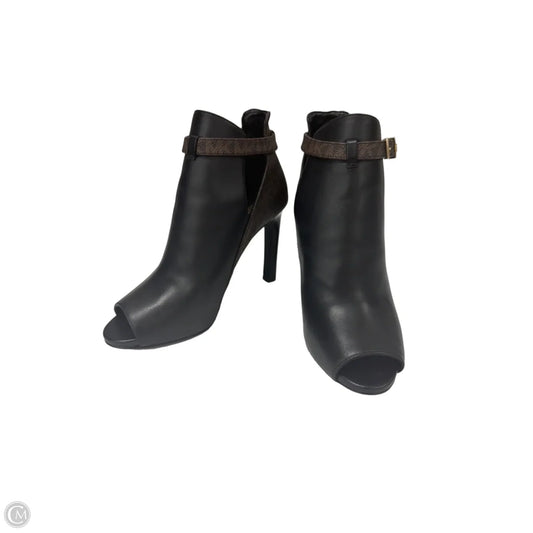 Sandals Designer By Michael Kors In Black & Brown, Size: 6