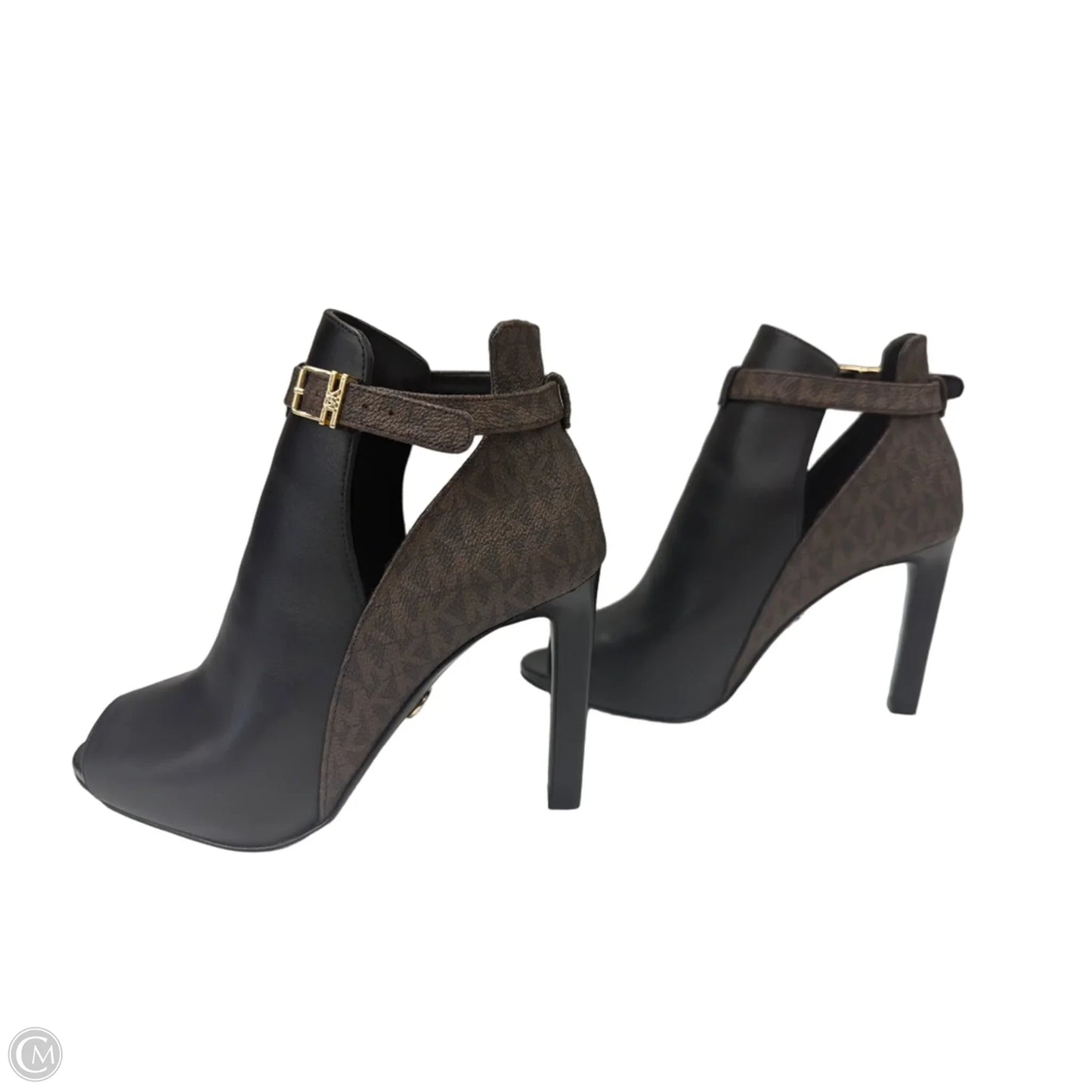 Sandals Designer By Michael Kors In Black & Brown, Size: 6