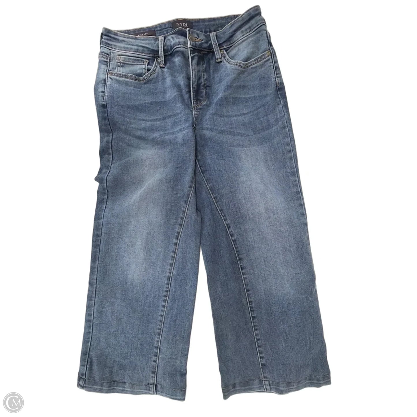 Jeans Wide Leg By Not Your Daughters Jeans In Blue Denim, Size: 4