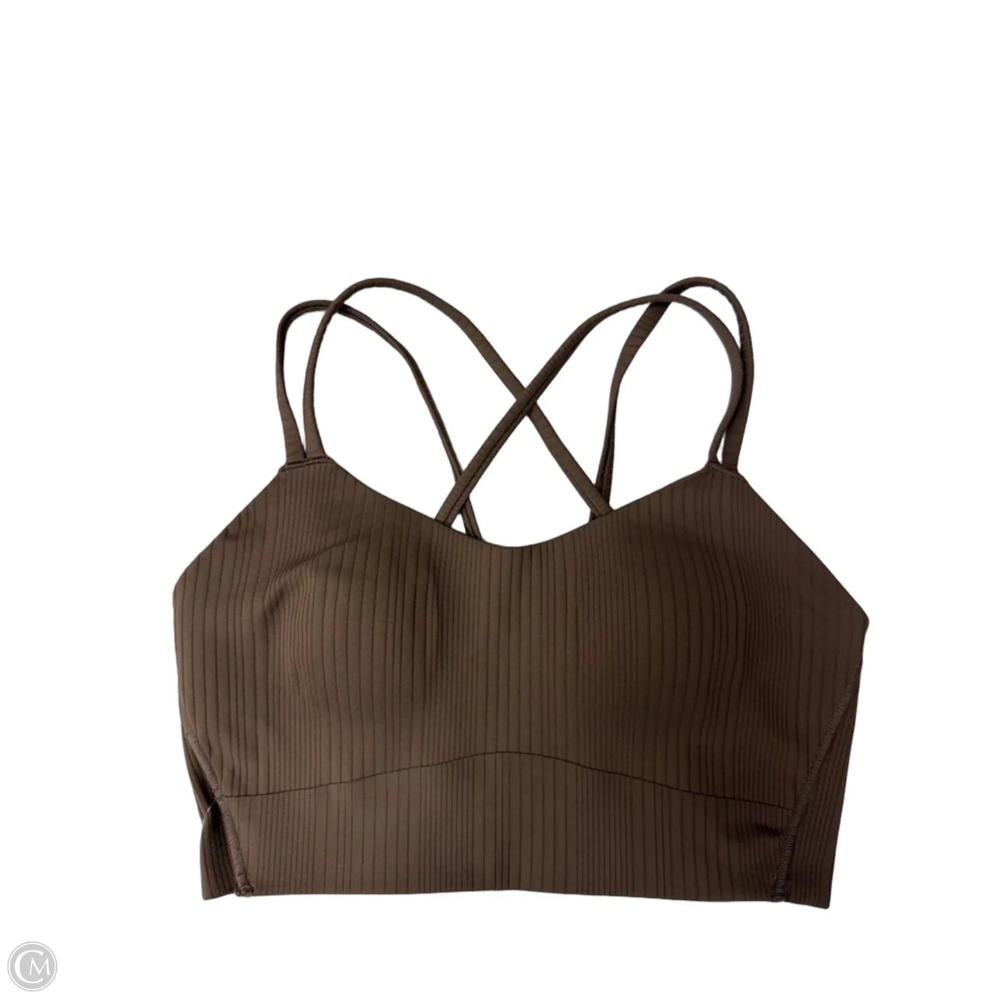 Athletic Bra By Clothes Mentor In Brown, Size: M