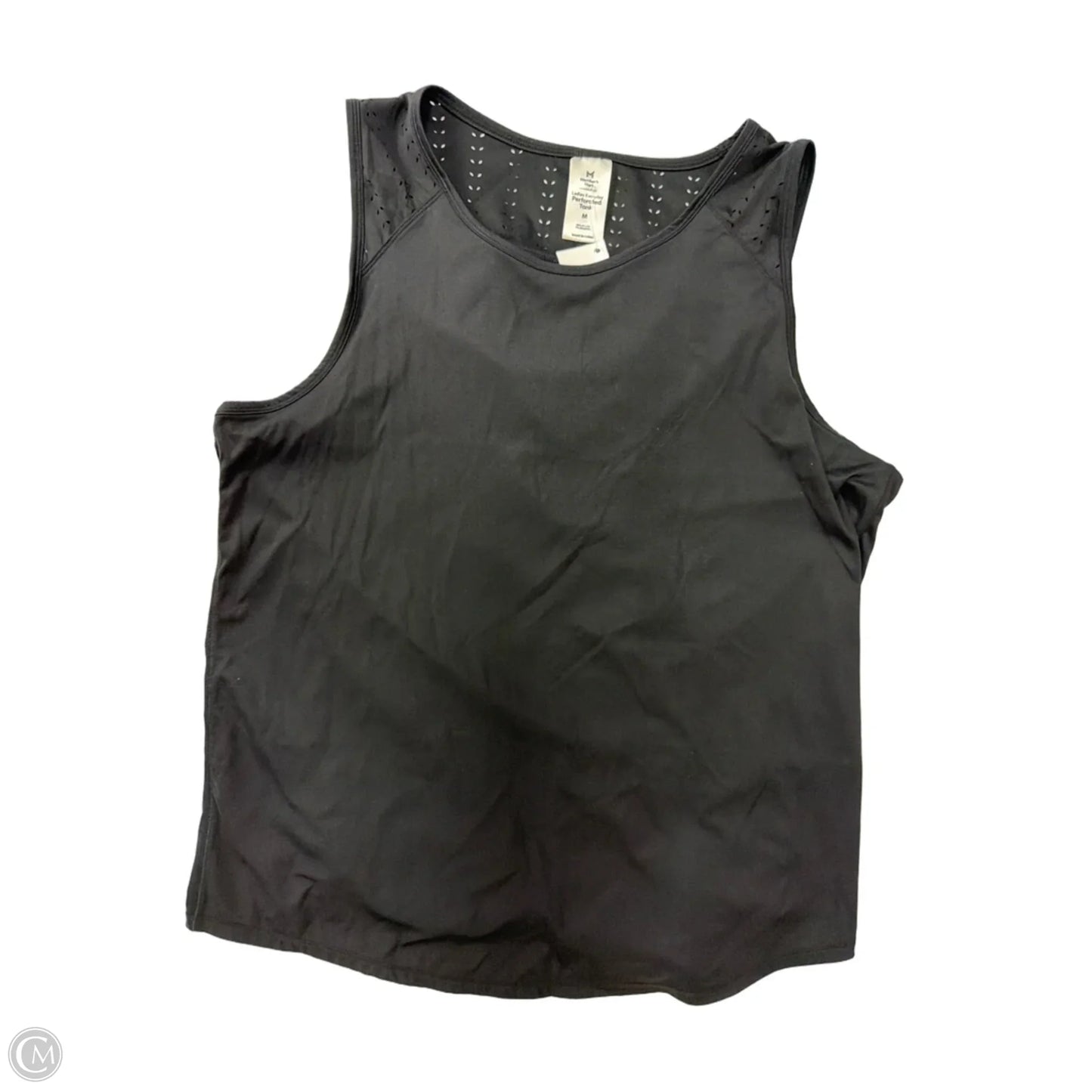 Athletic Tank Top By Members Mark In Black, Size: M