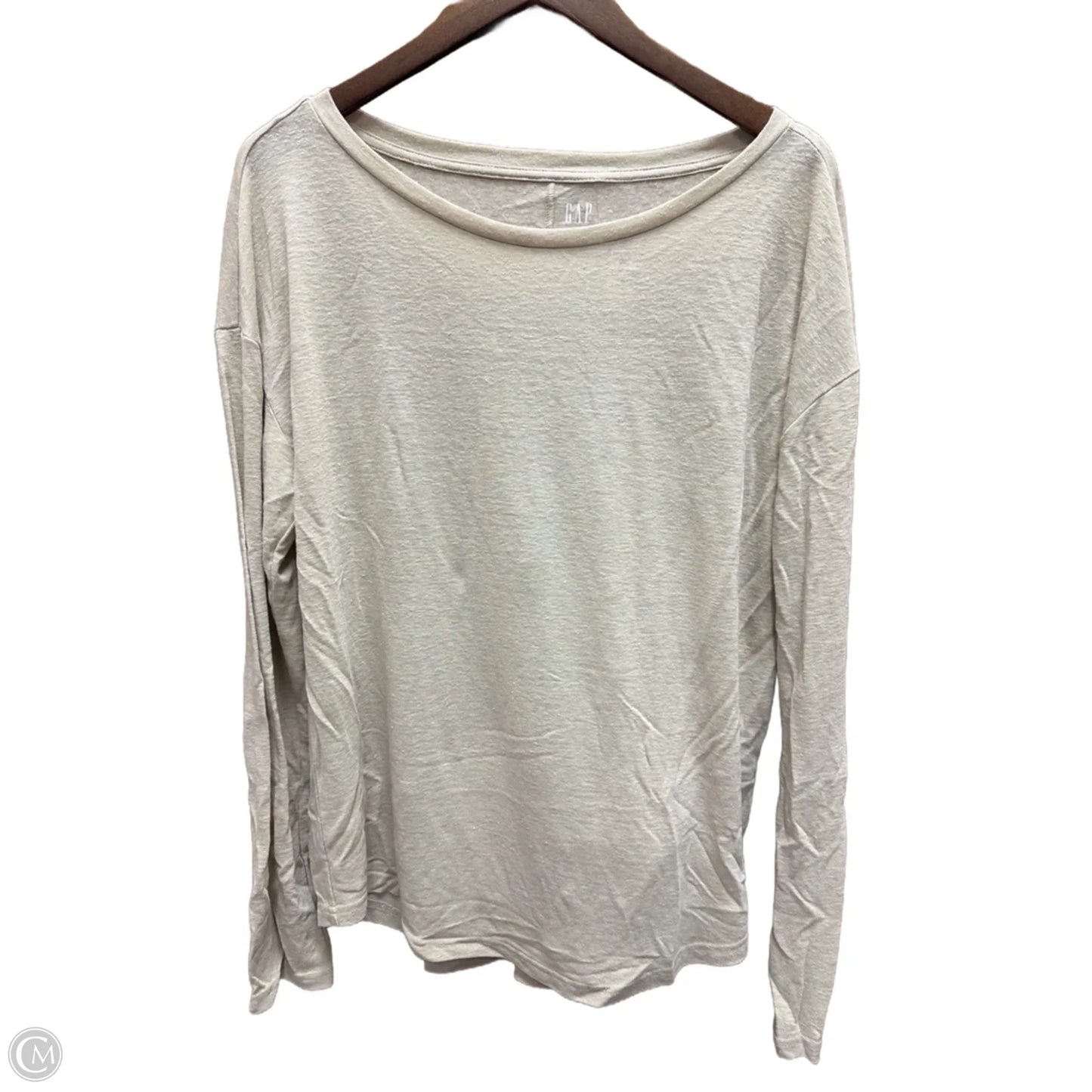 Top Long Sleeve By Gapfit In Yellow, Size: M