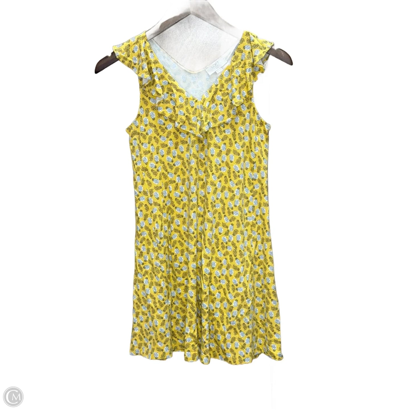 Dress Casual Short By Loft In Yellow, Size: Xsp