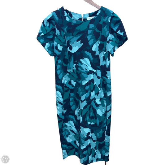 Dress Work By Calvin Klein In Green, Size: L
