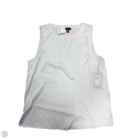 Top Sleeveless By Vince Camuto In Cream, Size: M