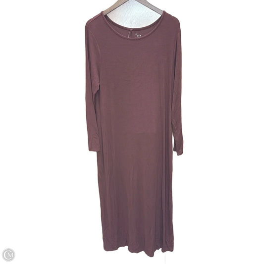 Dress Casual Maxi By A New Day In Brown, Size: Xl