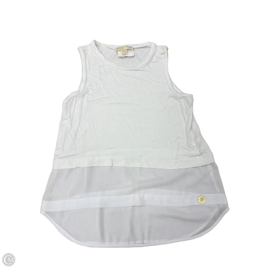 Top Sleeveless By Michael By Michael Kors In White, Size: M