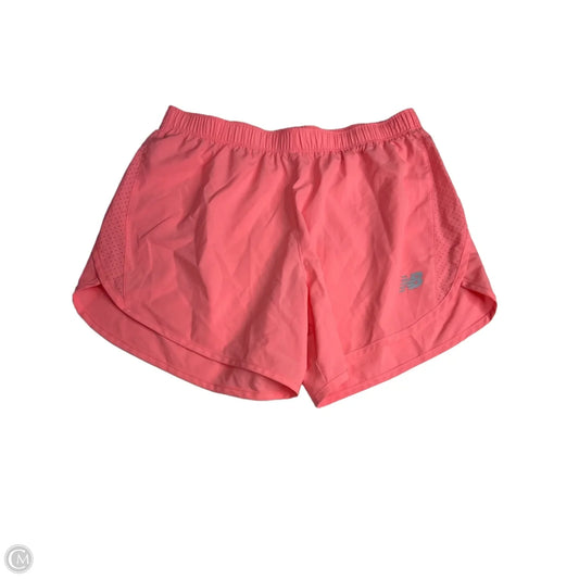 Athletic Shorts By New Balance In Pink, Size: L