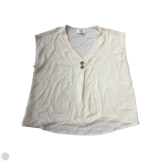 Top Short Sleeve By Just Be In Yellow, Size: 1x