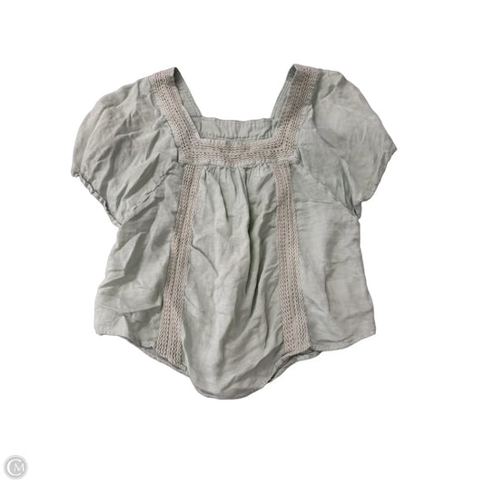 Top Short Sleeve By Lucky Brand In Green, Size: S