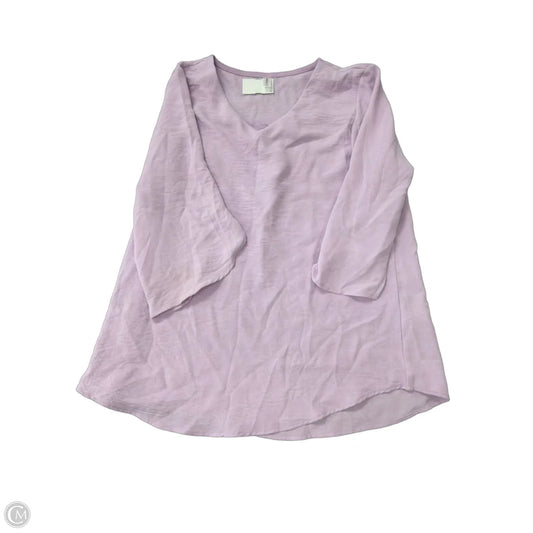 Top Short Sleeve By Clothes Mentor In Purple, Size: L