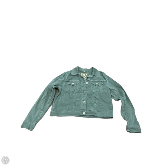 Jacket Denim By Michael By Michael Kors In Green, Size: L