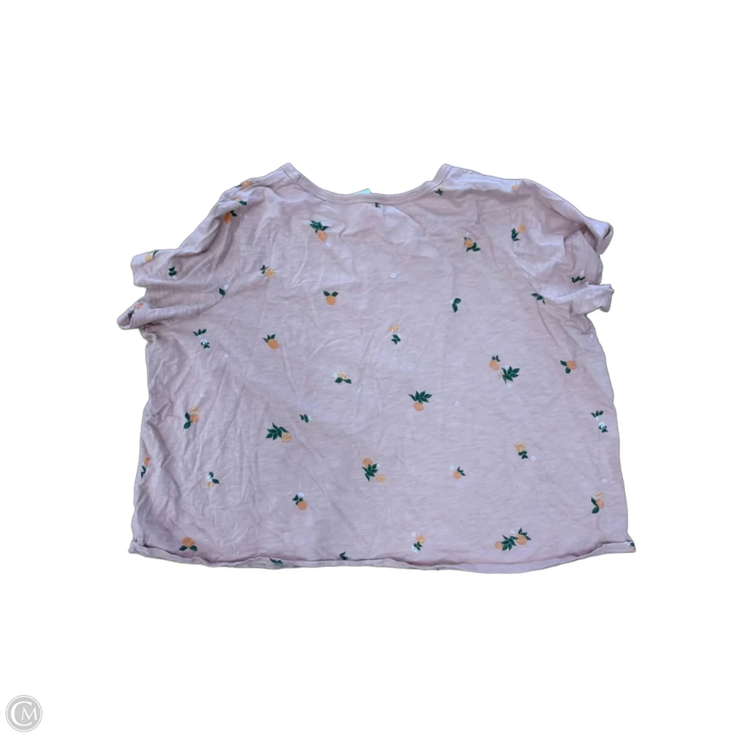 Top Short Sleeve Basic By Old Navy In Pink, Size: 3x