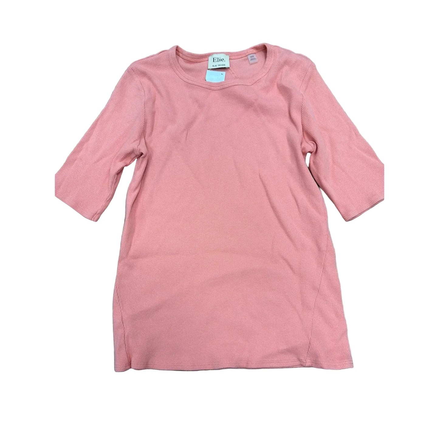 Top Short Sleeve Basic By Elie Tahari In Peach, Size: M