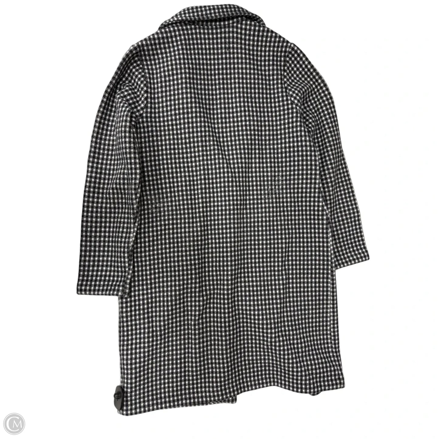 Coat Peacoat By Cynthia Rowley In Checkered Pattern, Size: S