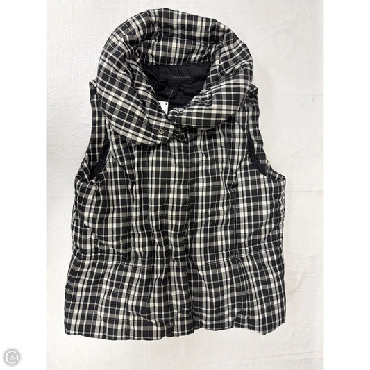 Vest Puffer & Quilted By Calvin Klein In Black & White, Size: Xl