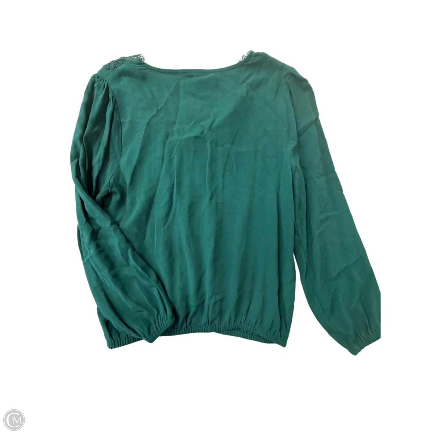 Top Long Sleeve By Express In Green, Size: Xs