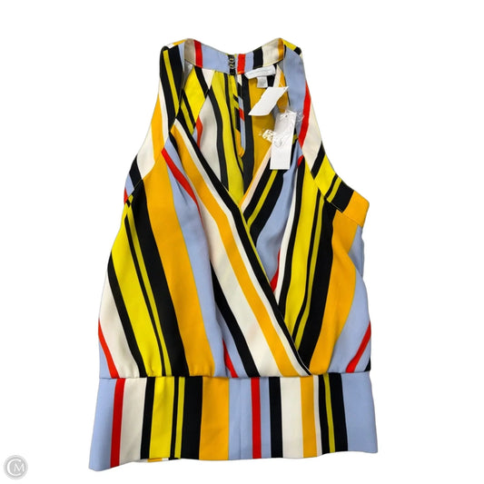 Top Sleeveless By New York And Co In Striped Pattern, Size: Xs