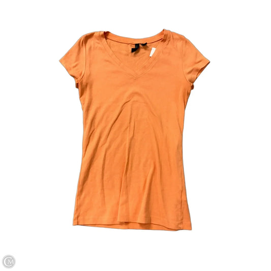 Top Short Sleeve Basic By Cynthia Rowley In Orange, Size: M