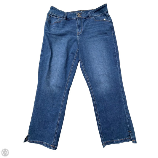 Jeans Straight By Maurices In Blue Denim, Size: 18