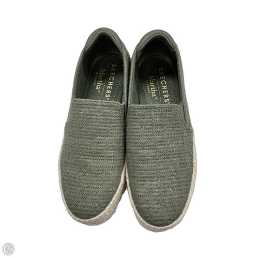 Shoes Flats By Skechers In Green, Size: 7
