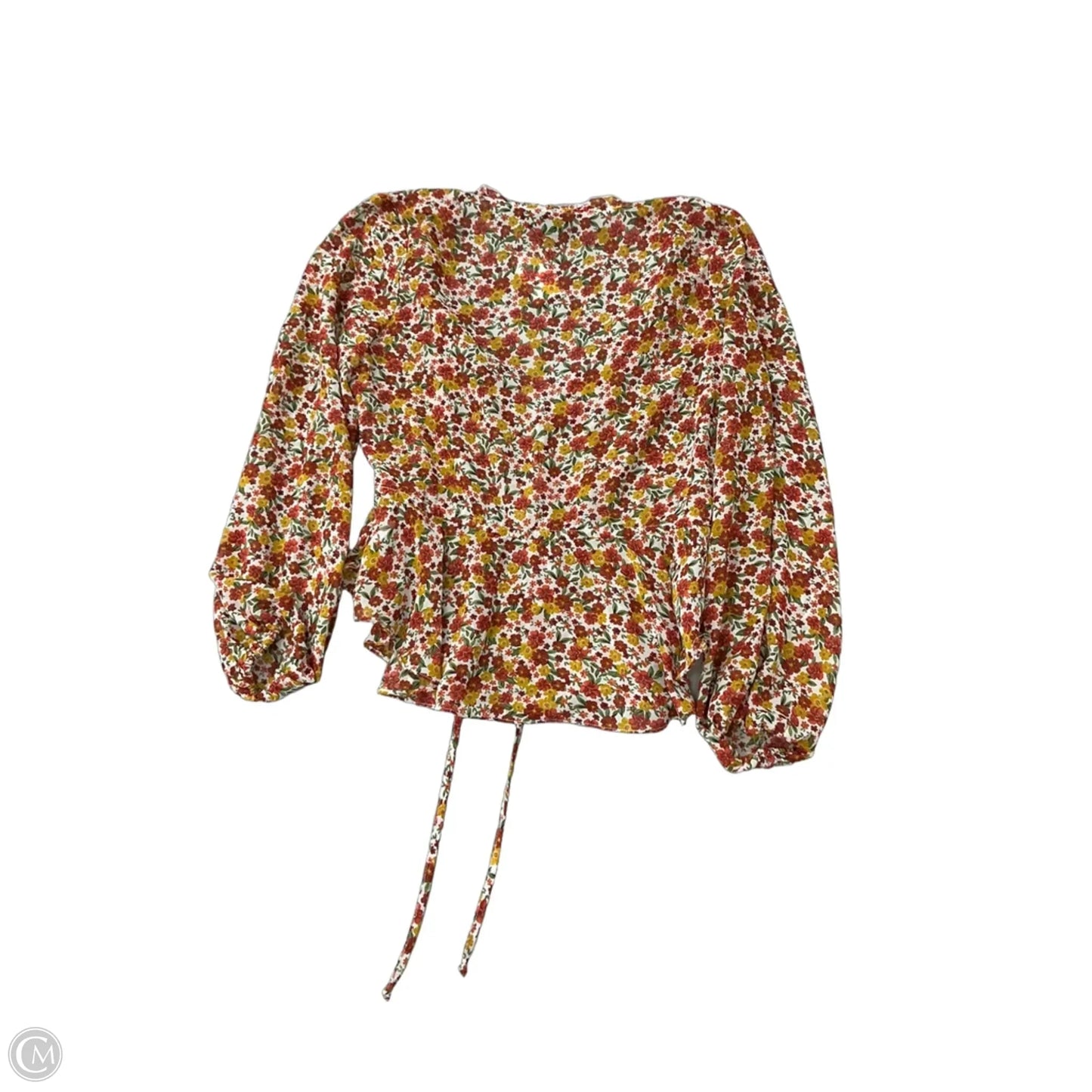 Top Long Sleeve By Vici In Floral Print, Size: S