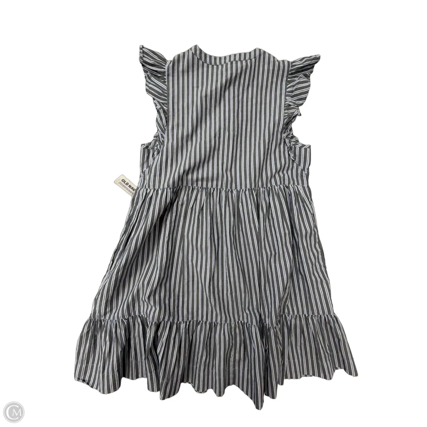 Dress Casual Midi By Old Navy In Striped Pattern, Size: M