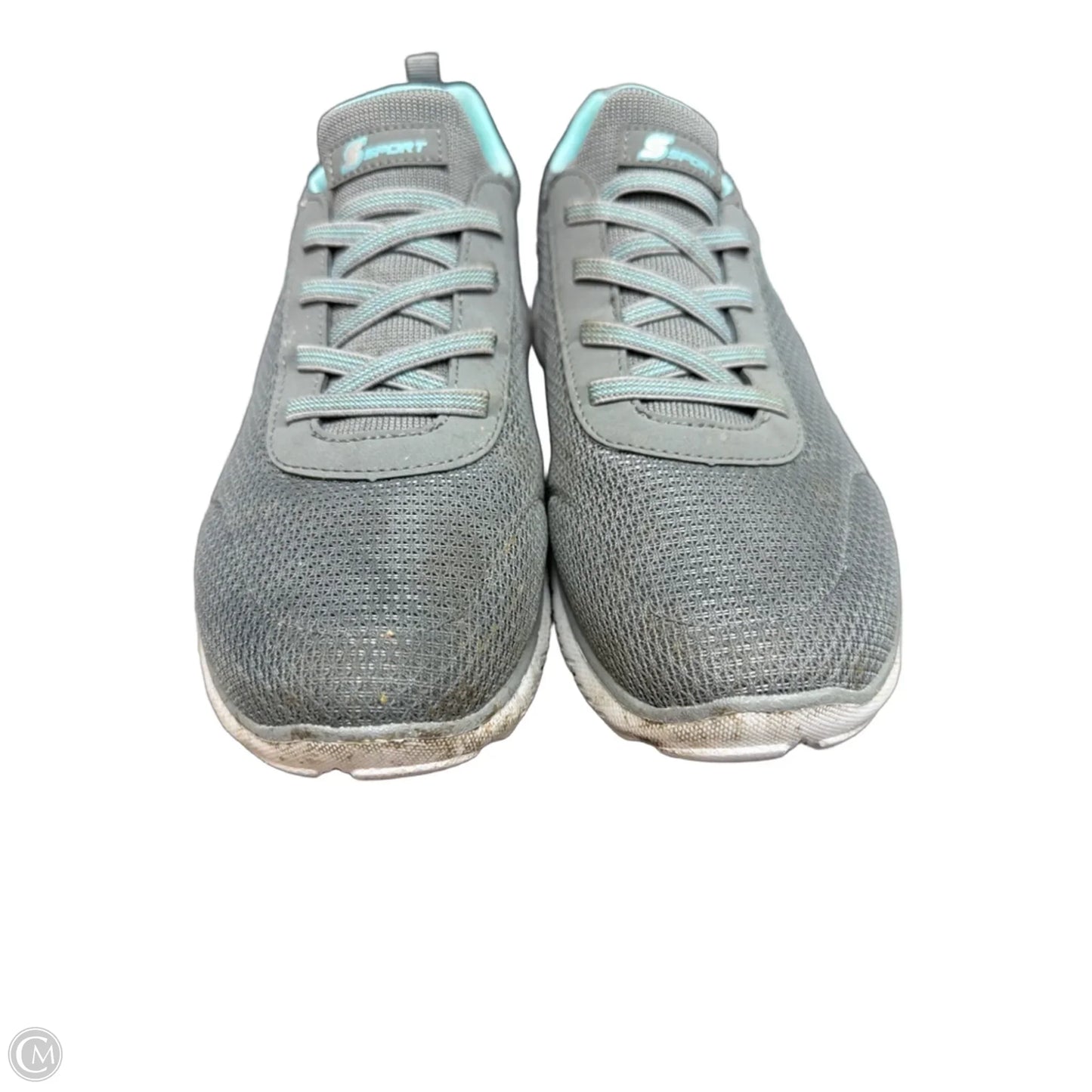 Shoes Athletic By Skechers In Grey, Size: 10