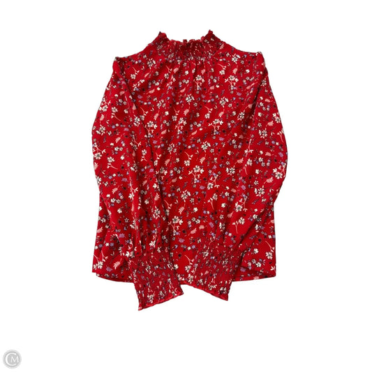 Top Long Sleeve By Sanctuary In Red, Size: Xs
