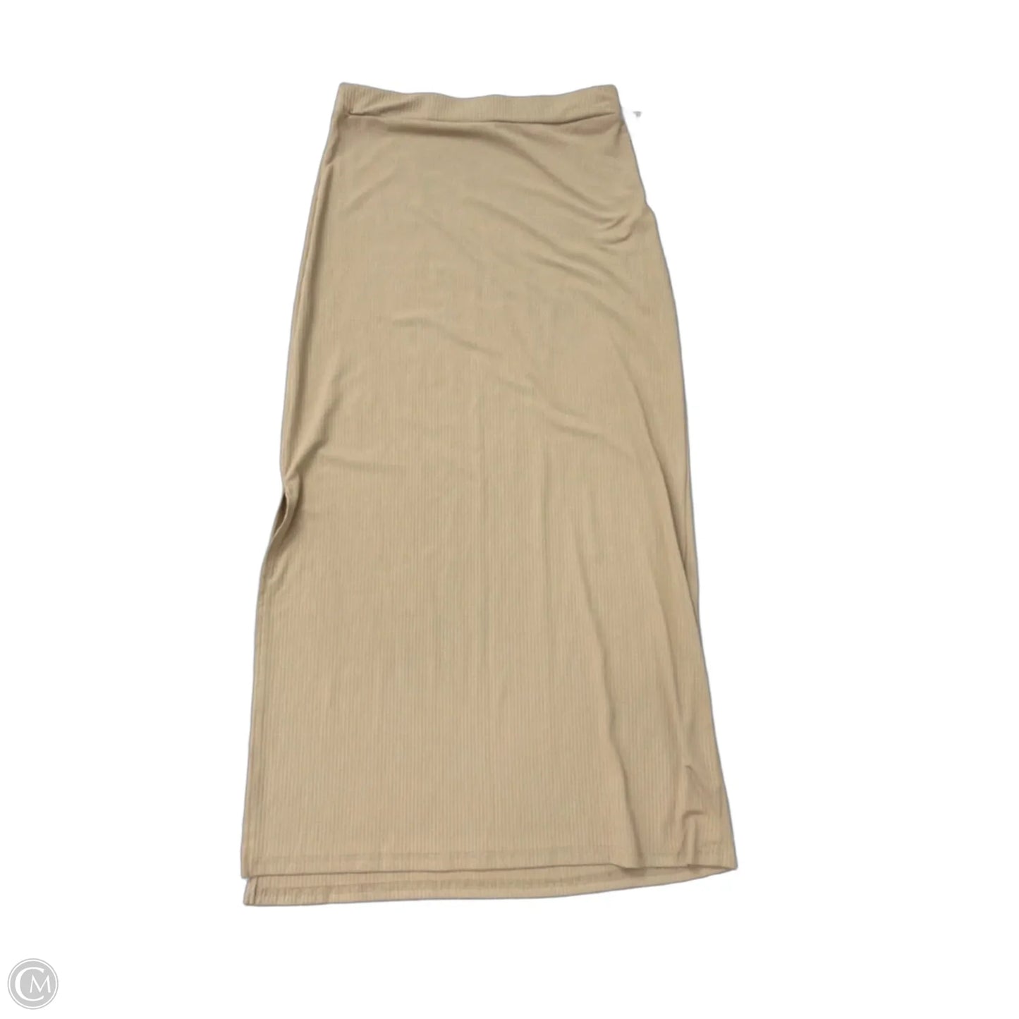 Skirt Maxi By Clothes Mentor In Tan, Size: L