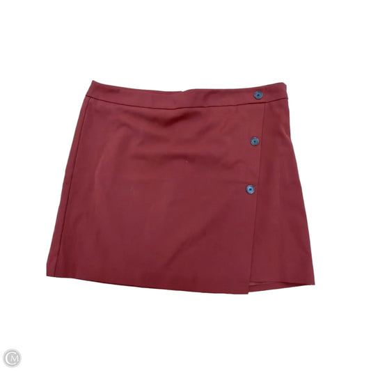 Skirt Mini & Short By Loft In Orange, Size: Xl