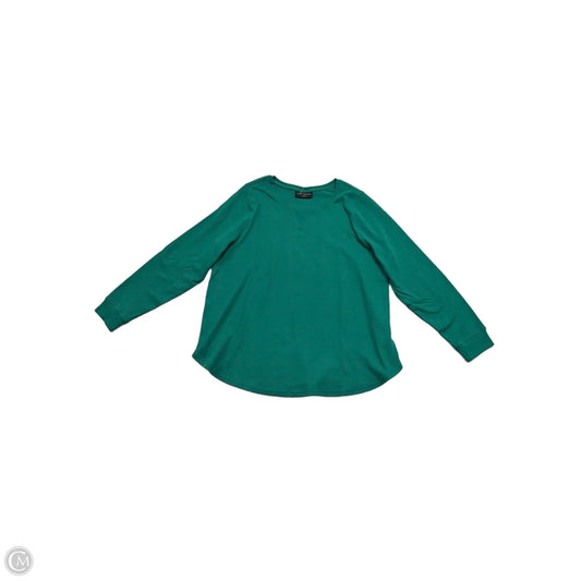 Top Long Sleeve By Lane Bryant In Green, Size: 1x