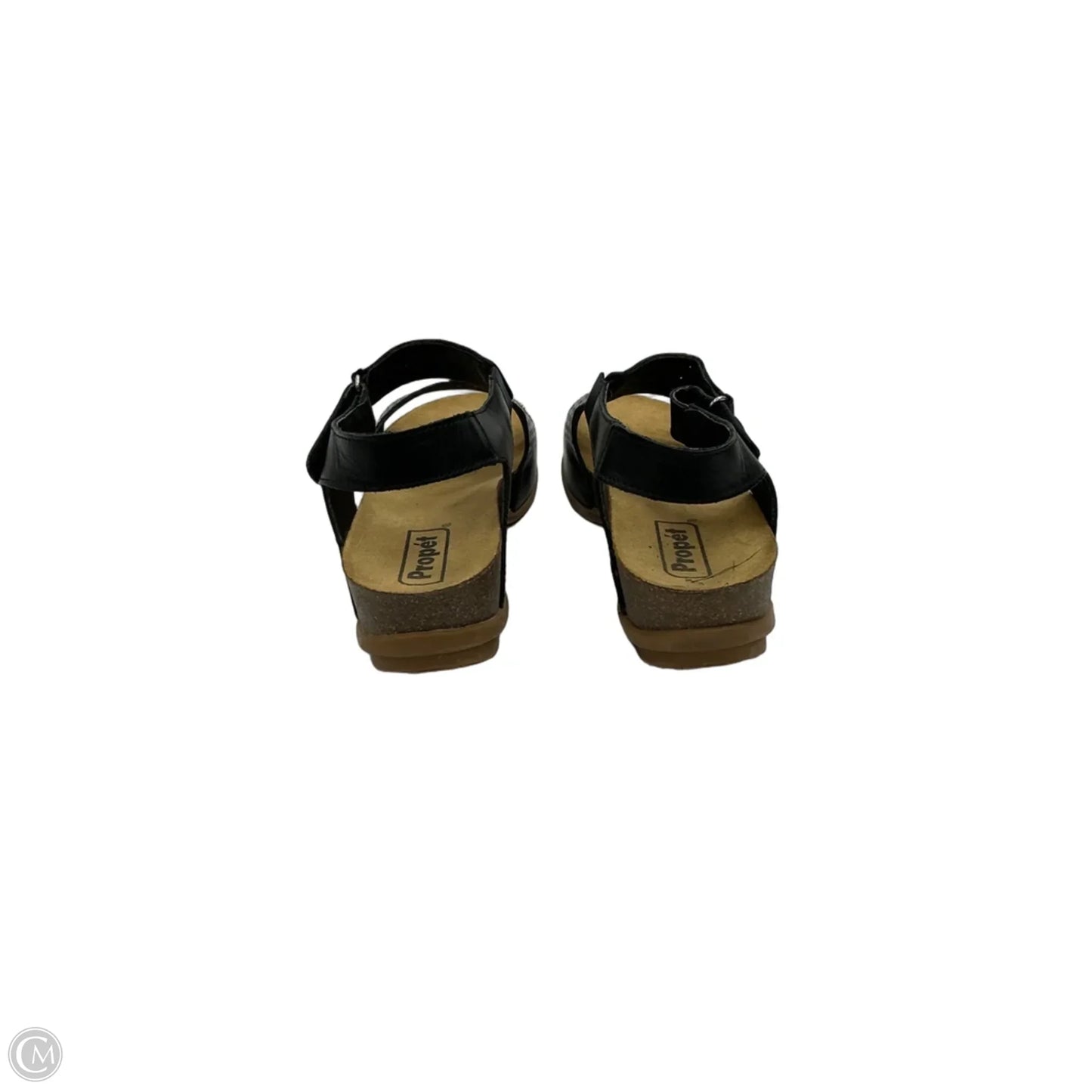 Sandals Flats By Propet In Black, Size: 8