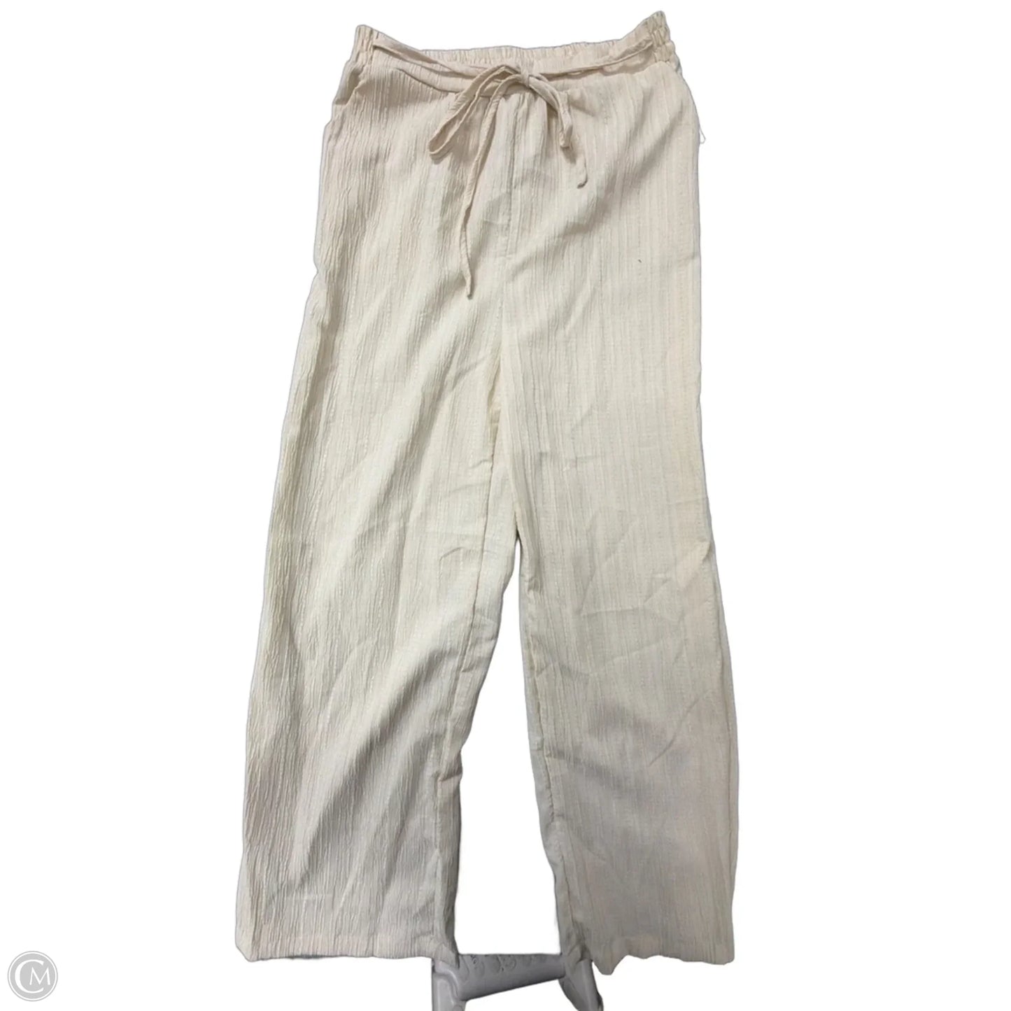 Pants Linen By Shein In Yellow, Size: 8