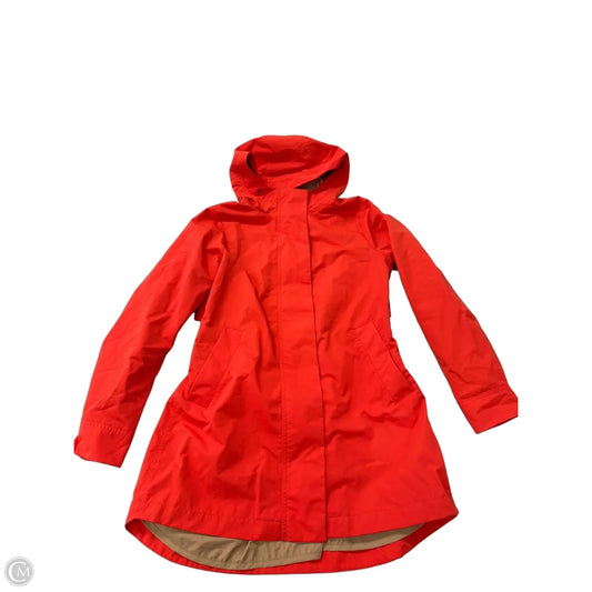 Coat Raincoat By Athleta In Orange, Size: S