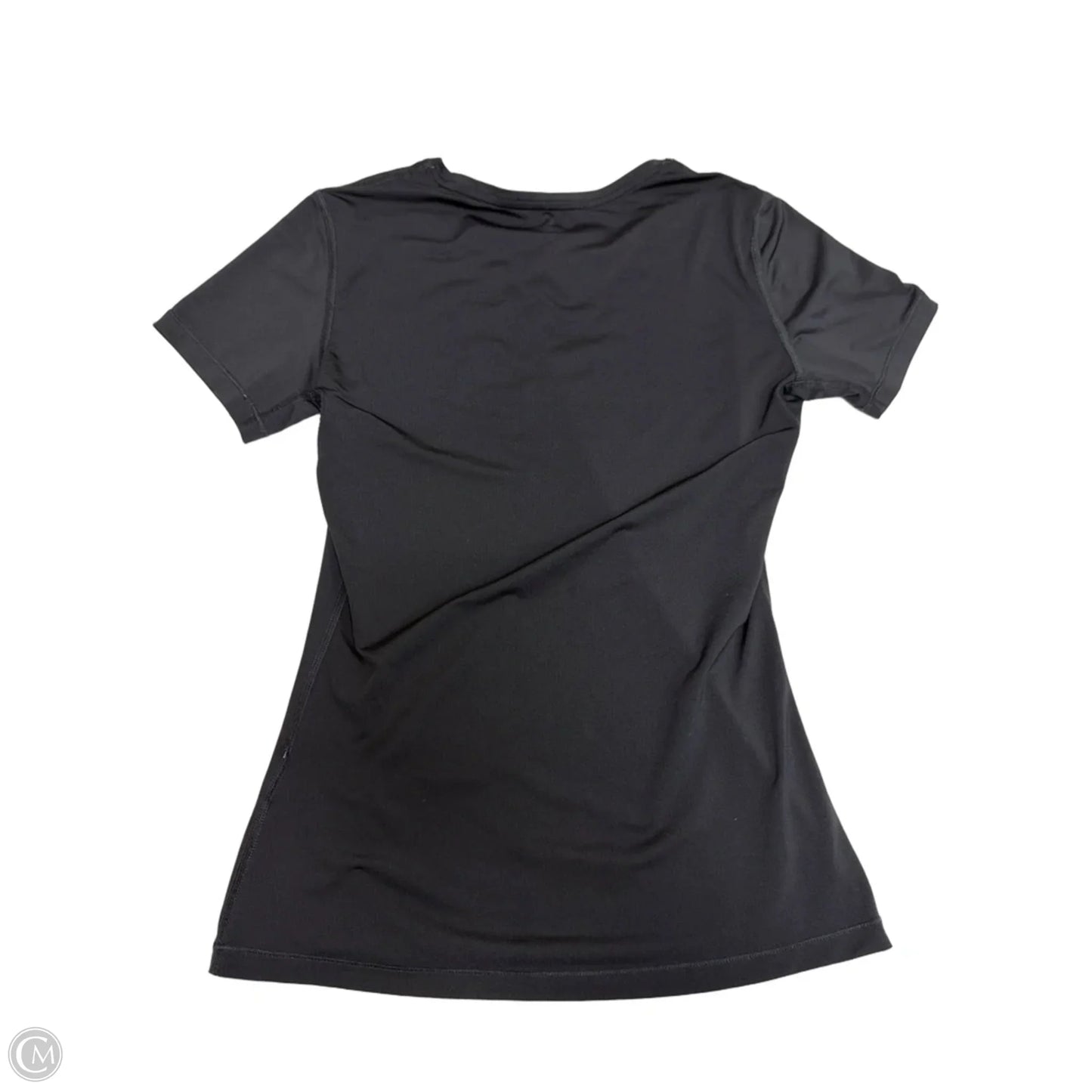 Athletic Top Short Sleeve By Nike Apparel In Black, Size: L