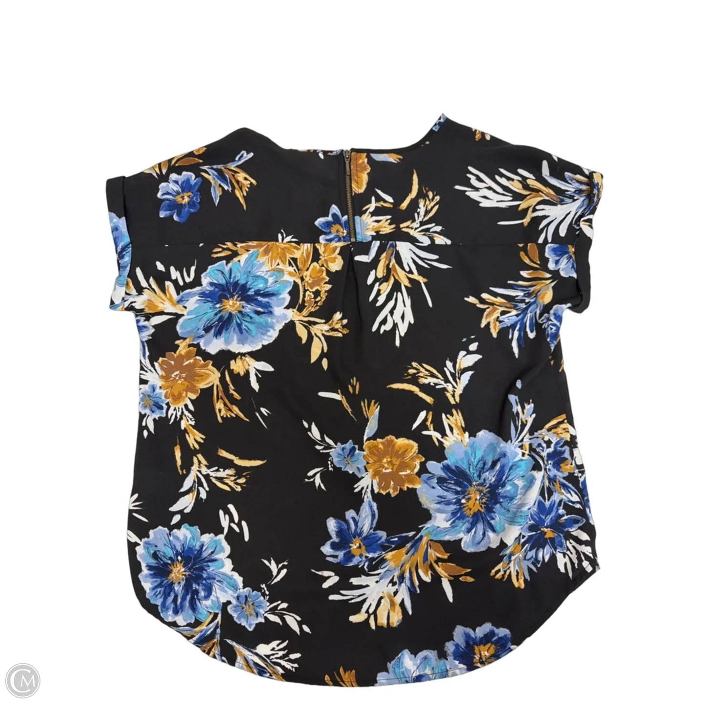 Top Short Sleeve By Maurices In Floral Print, Size: Xs