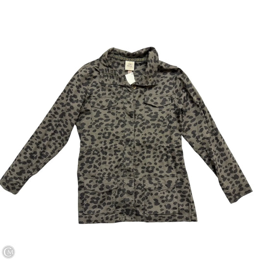 Jacket Utility By Knox Rose In Grey, Size: S