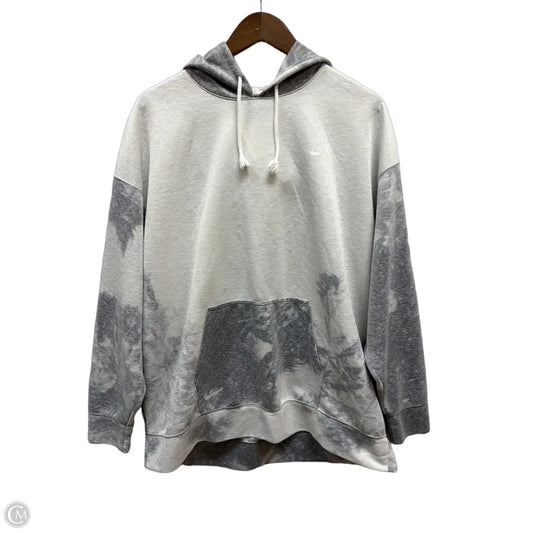 Athletic Sweatshirt Hoodie By Nike Apparel In Grey, Size: Xl