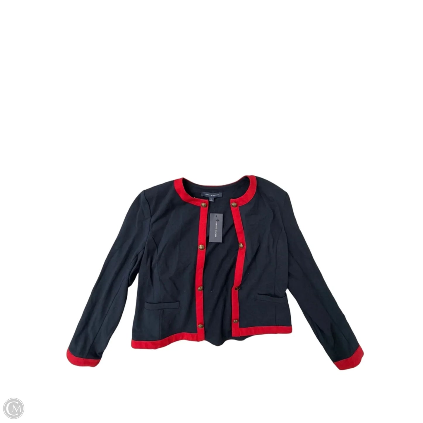 Blazer By Tommy Hilfiger In Blue & Red, Size: L