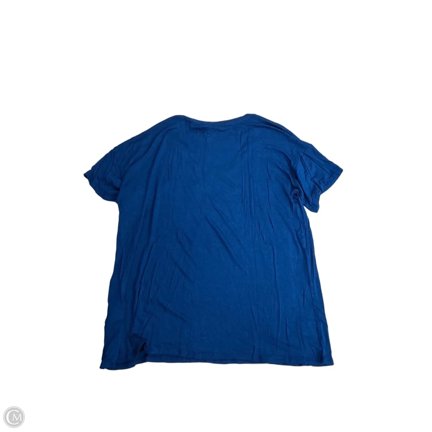 Top Short Sleeve Basic By Style And Company In Blue, Size: M