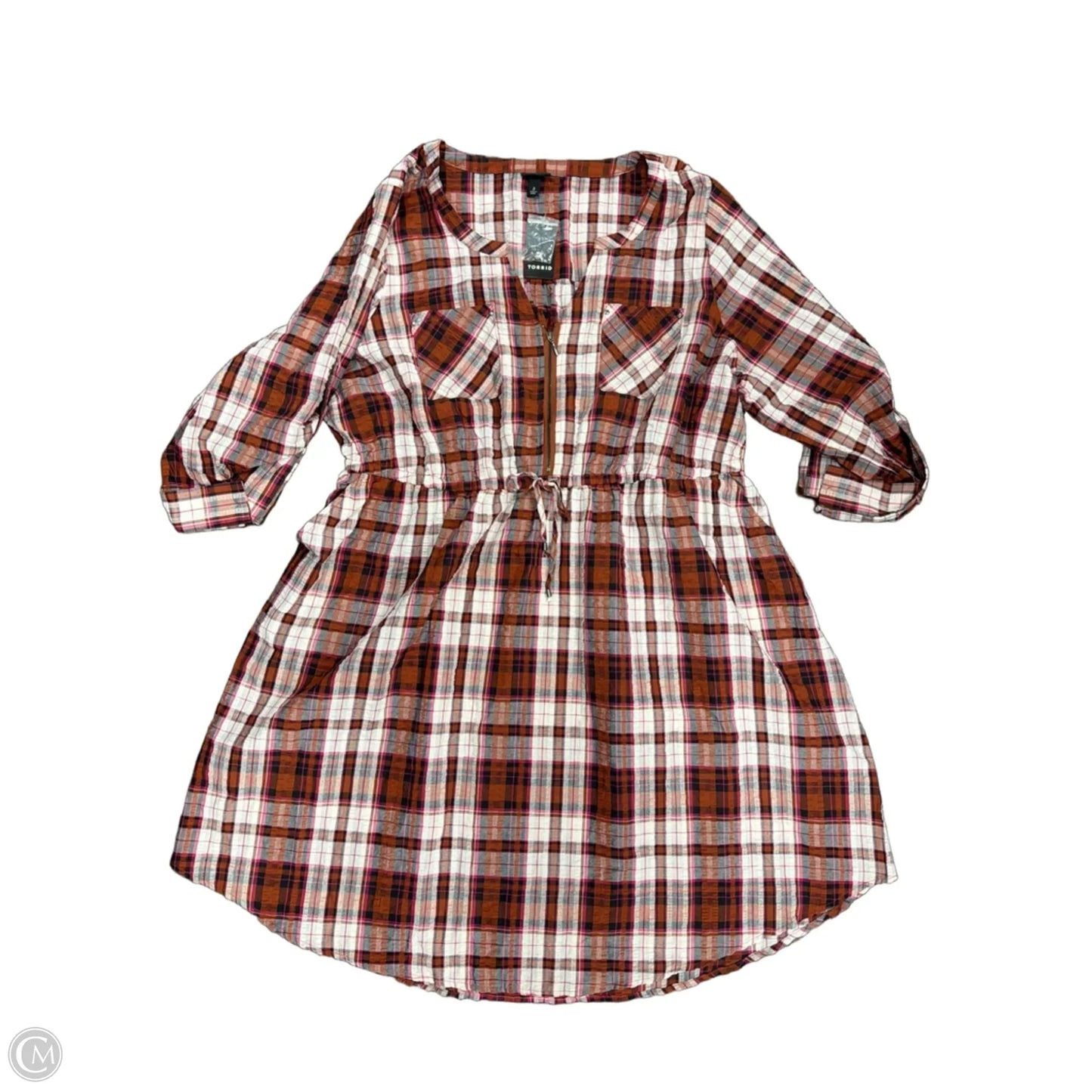 Dress Casual Short By Torrid In Plaid Pattern, Size: 2x