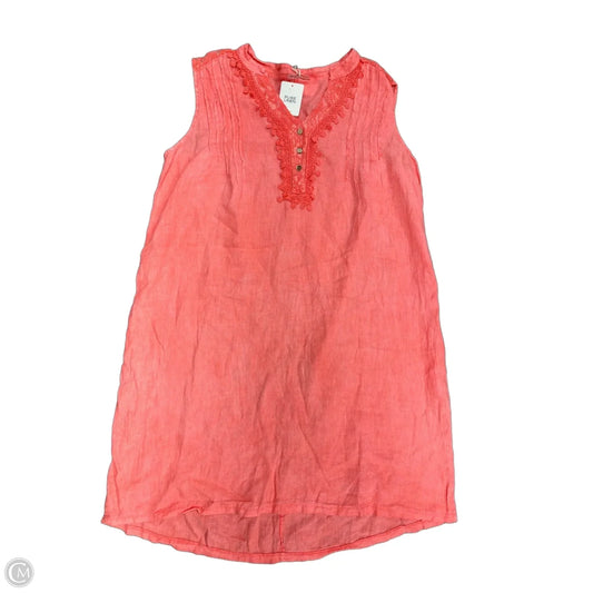 Dress Casual Midi By Clothes Mentor In Coral, Size: 3