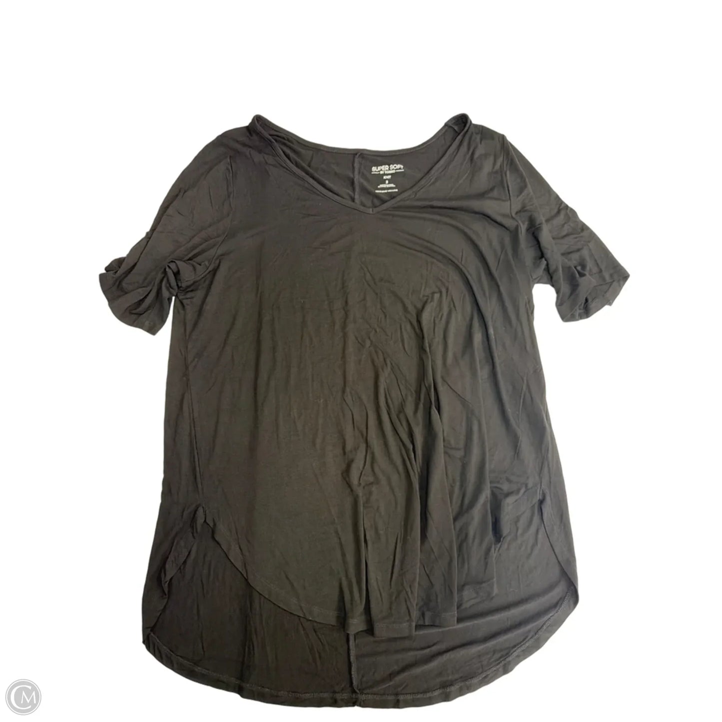 Top Short Sleeve Basic By Torrid In Black, Size: 3x
